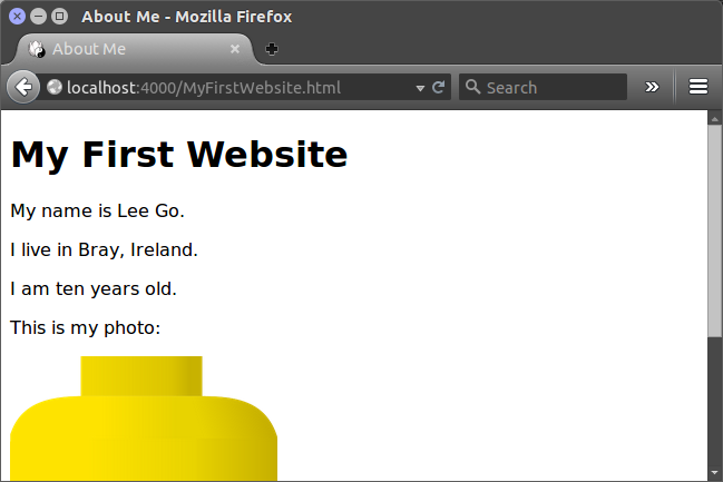 My First Website